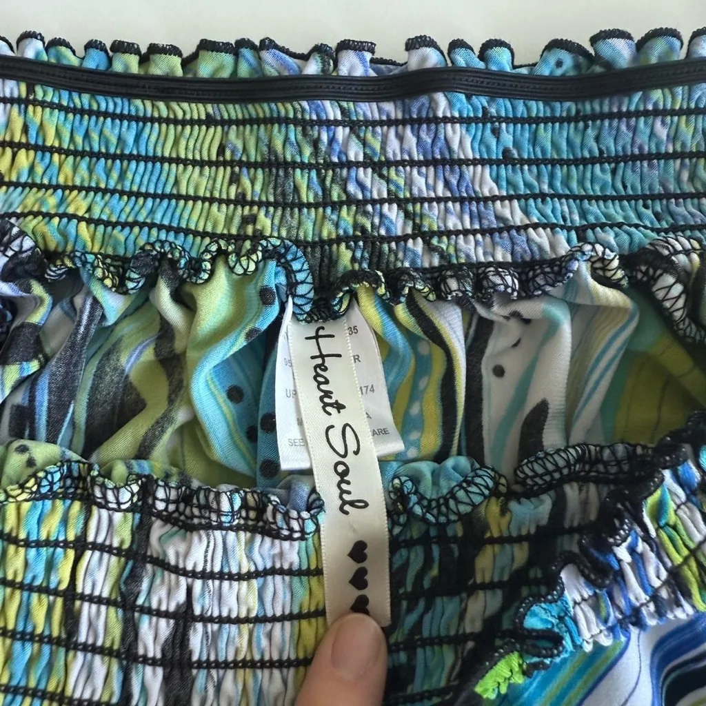 Heart Soul Vibrant Blue and Green Off - Image 2