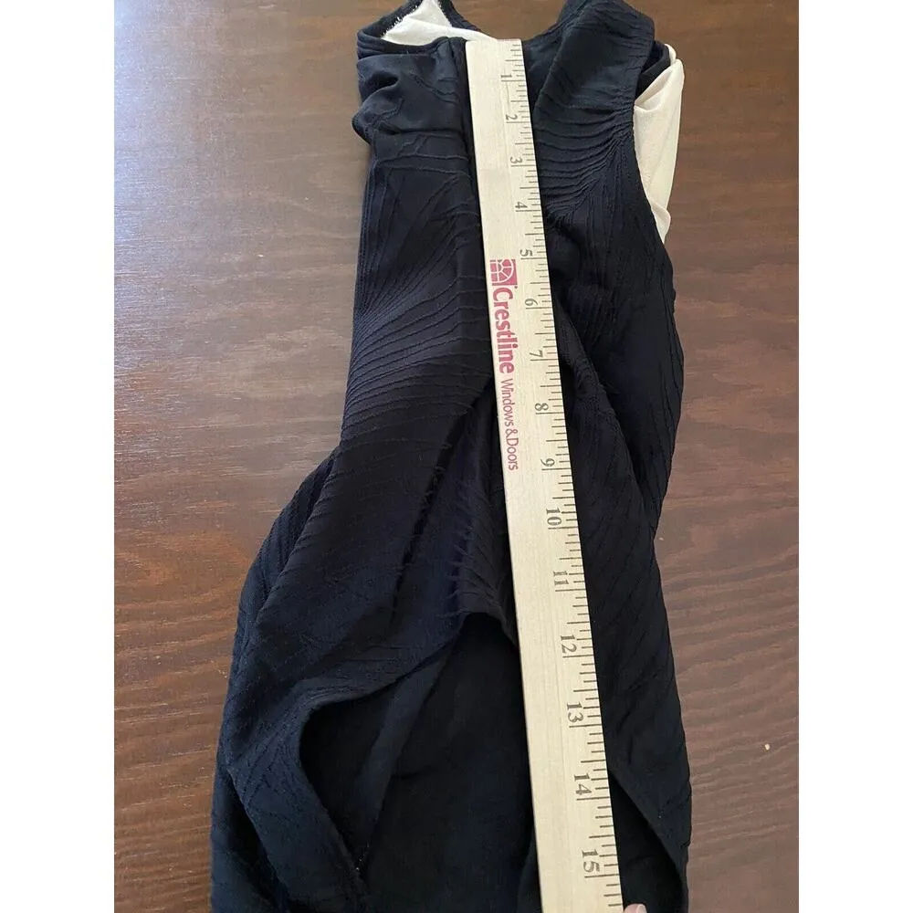 Sun & Sea One Piece Black Bathing Swim Suit Small (4/6) Raised Design Lake House - Image 7