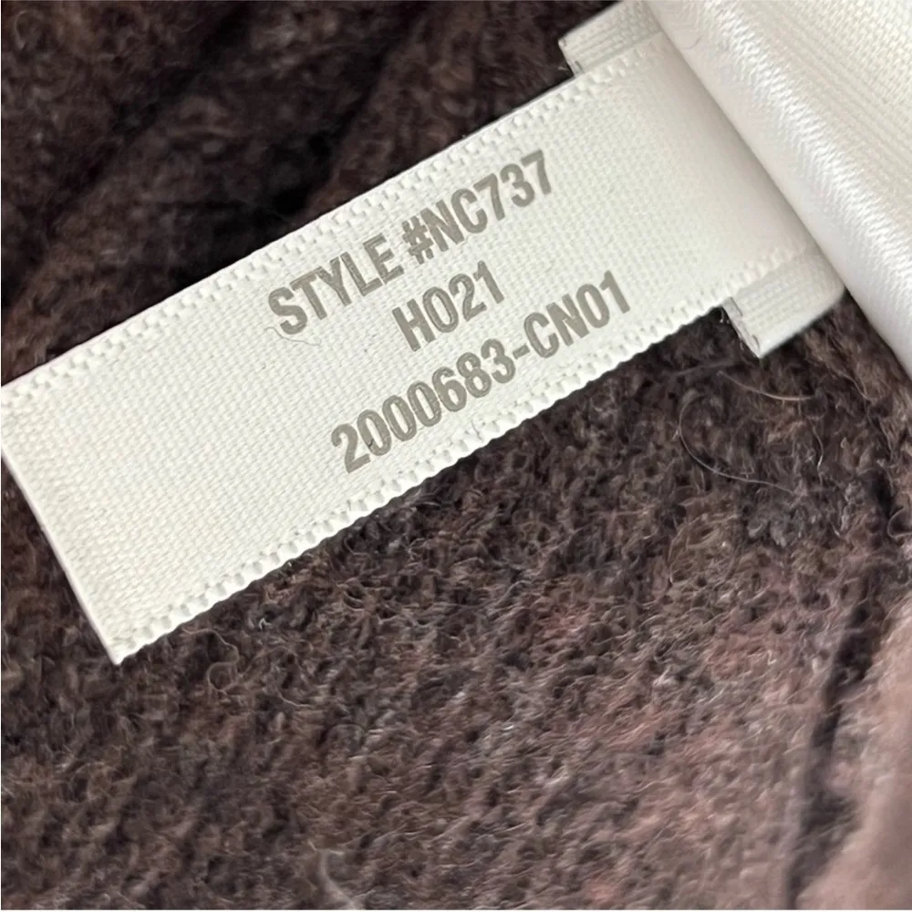 Madewell Brown Knit V-Neck Pullover Sweater Small - Image 6
