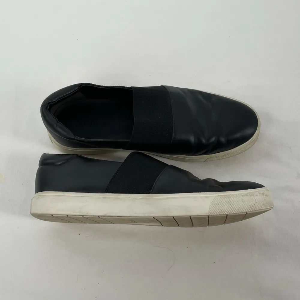 Vince Corbin‎ Slip On Leather Sneaker in Black Size 8 - Image 2
