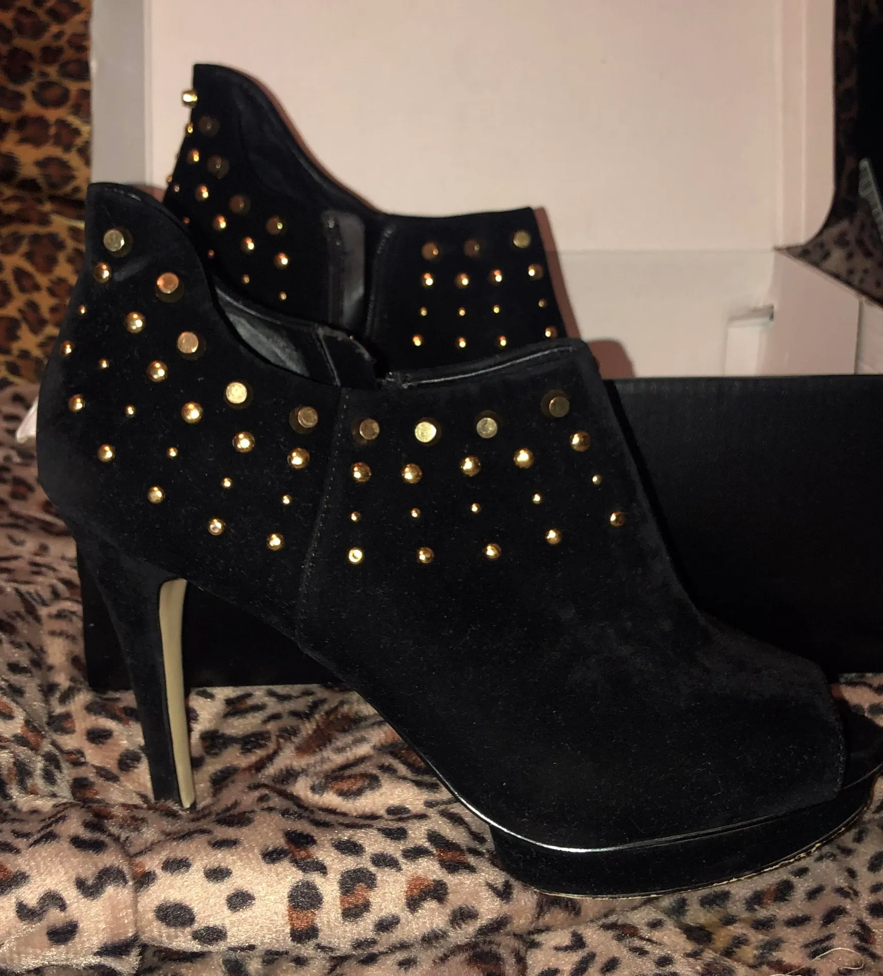 Black Platform Booties - Image 4