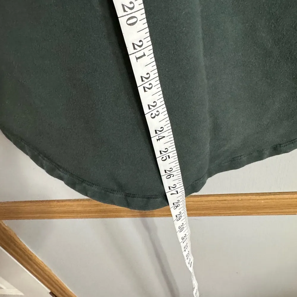 Akira Chicago Forest Green Moto Style Lightweight Jacket Size Small - Image 8