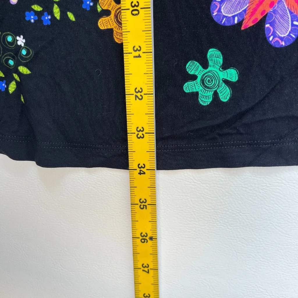 NWOT Johnny Was Janie Favorite Flutter-Sleeve Floral Mini Dress Size S - Image 12