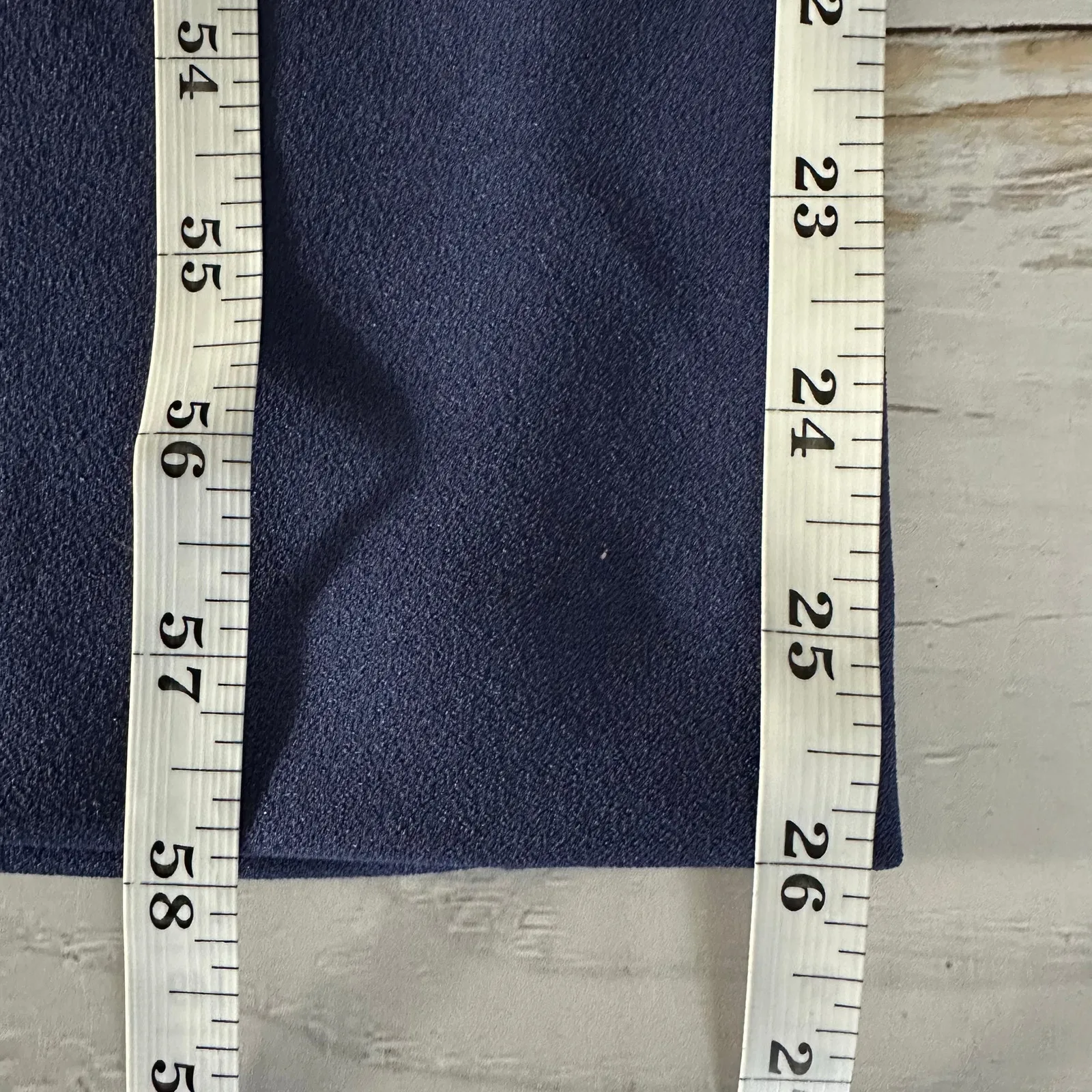 Rachel Rachel Roy Ruffled Sleeve Cropped Jumpsuit Navy Size XL Stretch Blue - Image 15