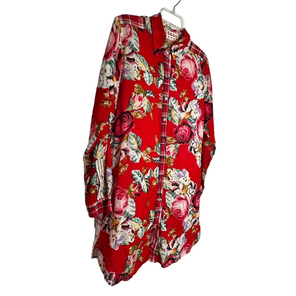 Johnny Was Long Shirt Dress‎ - Image 4