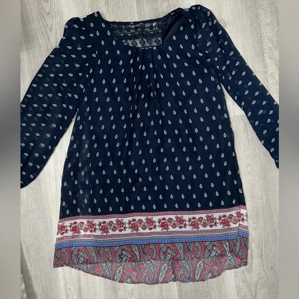 Blouse Blue Bandana Size M - Image 4