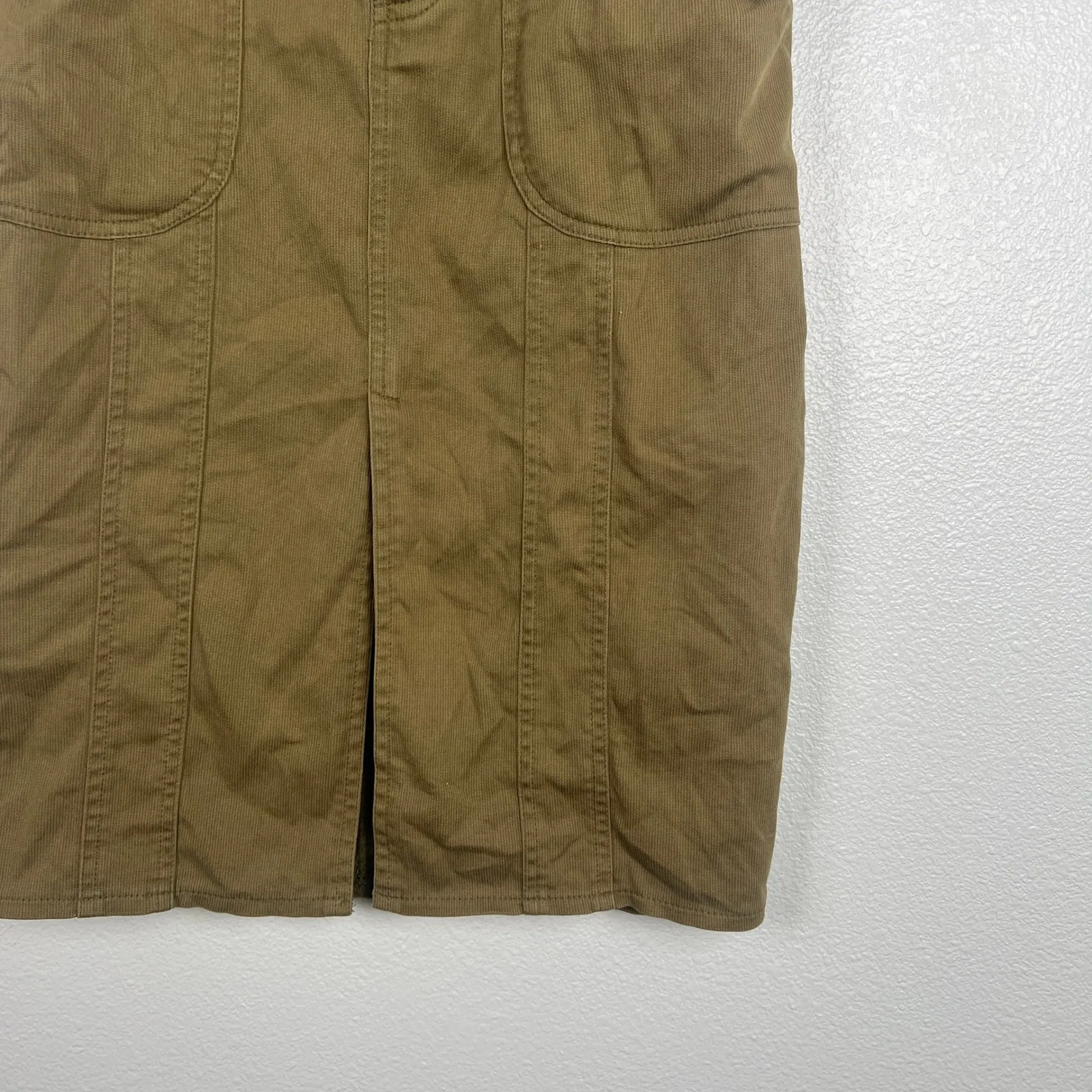 Nanette Lepore Women's Knee‎ Length Skirt Green Sz 0 - Image 3