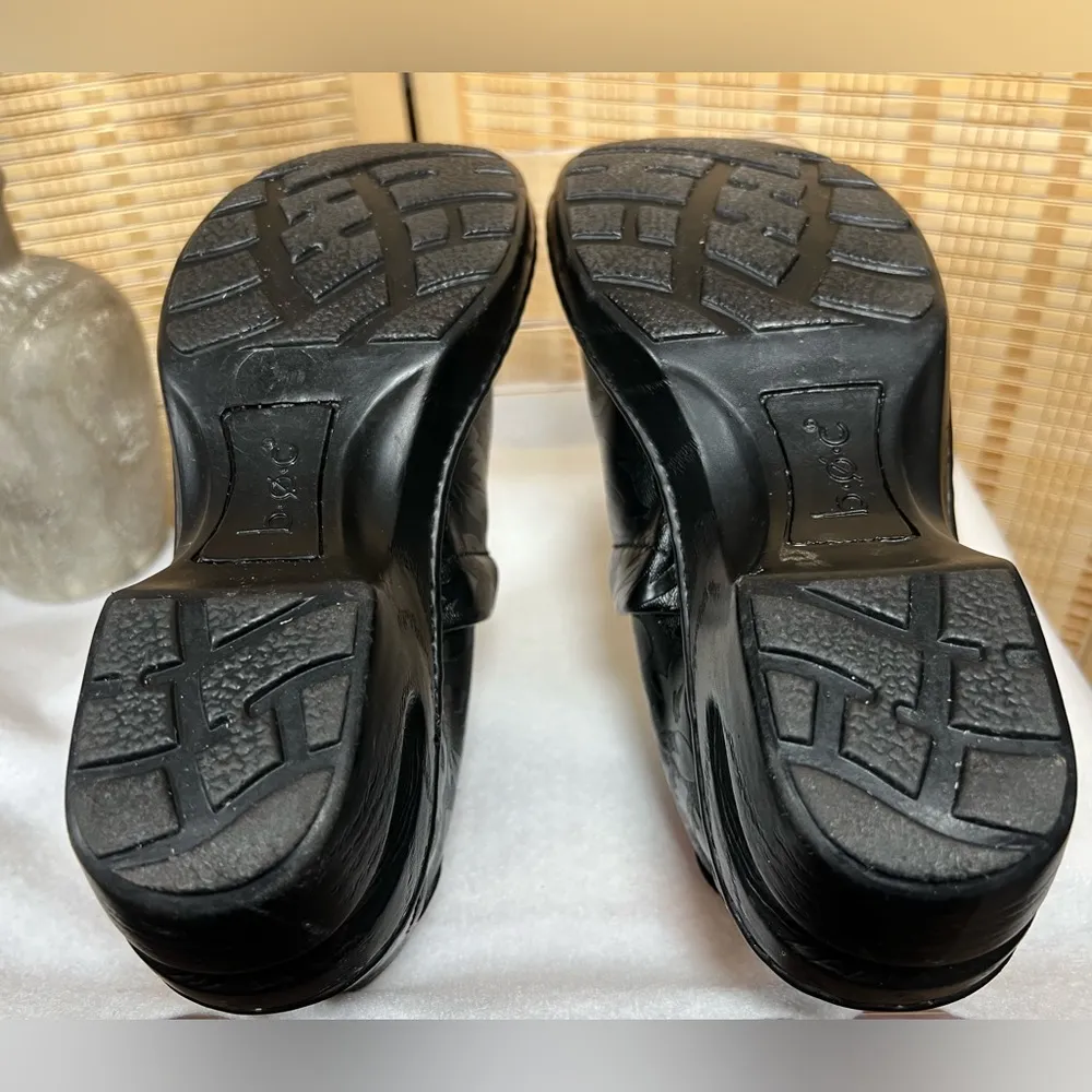 B.O.C. Born Clog Shoes, size: 7.5 Black - Image 3