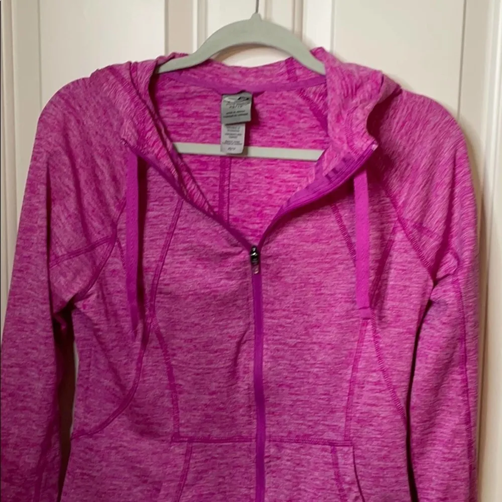 Champion duo dry workout zip up barbiecore pink XS - Image 3