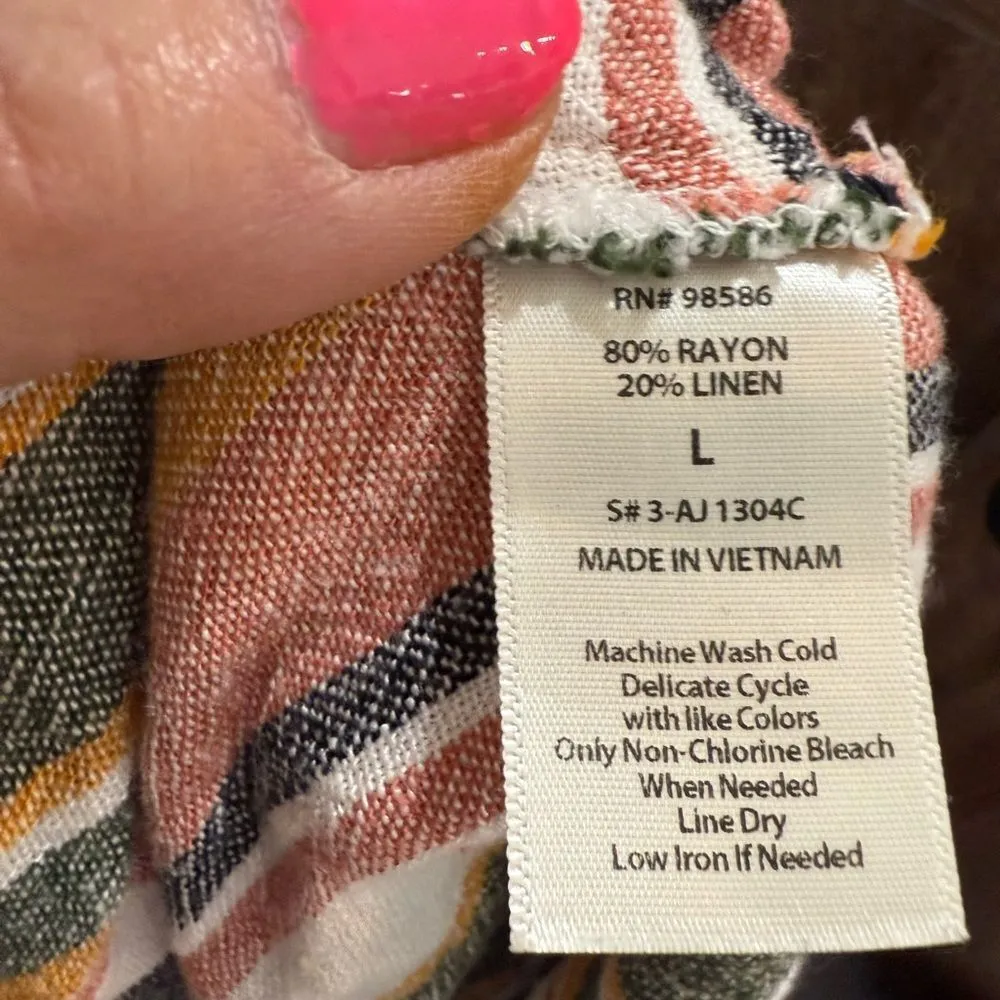 Striped Multicolor Top Women's - Image 2