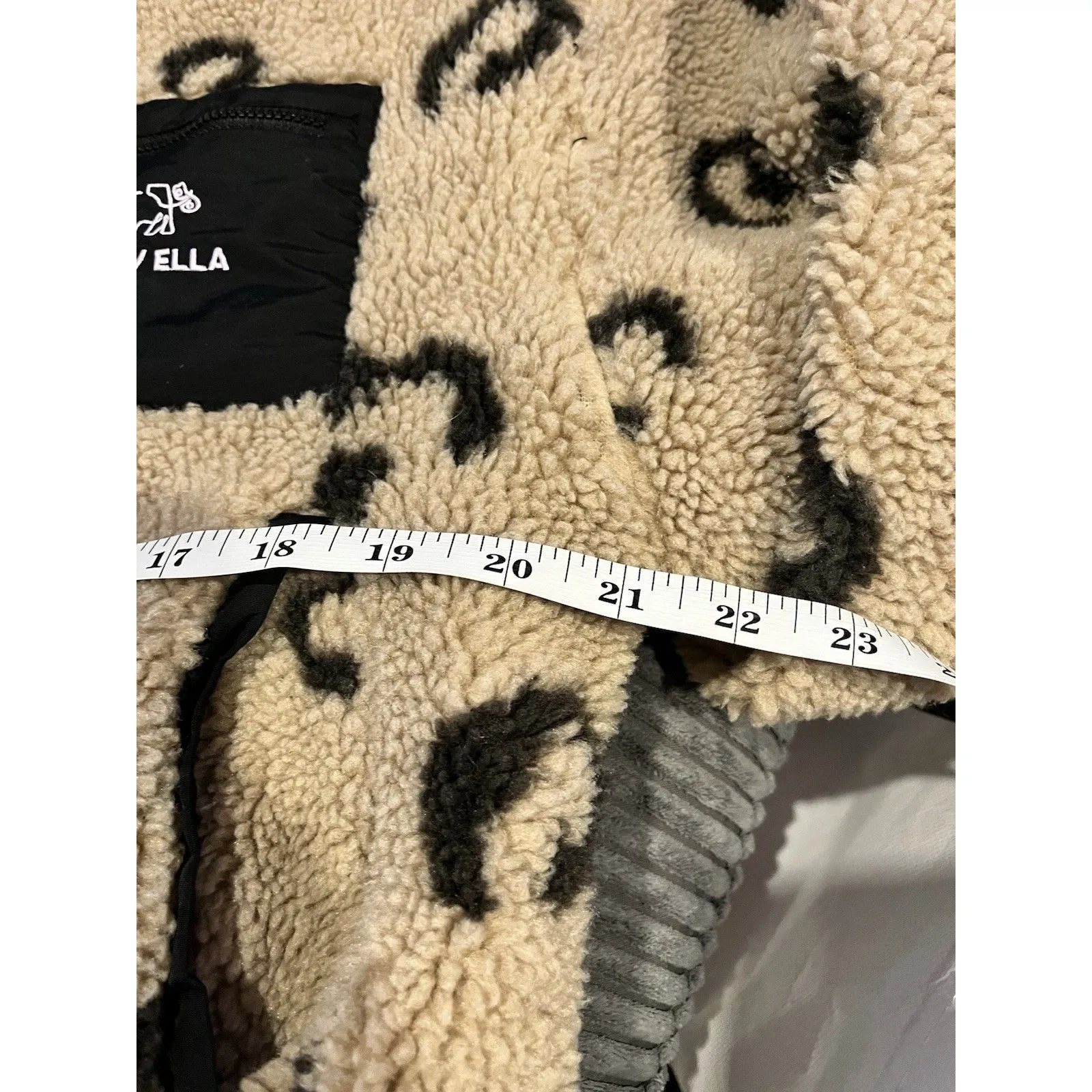 Women’s Ivory Ella 1/4 Zip Pullover Fleece Sweatshirt Size Small - Image 4