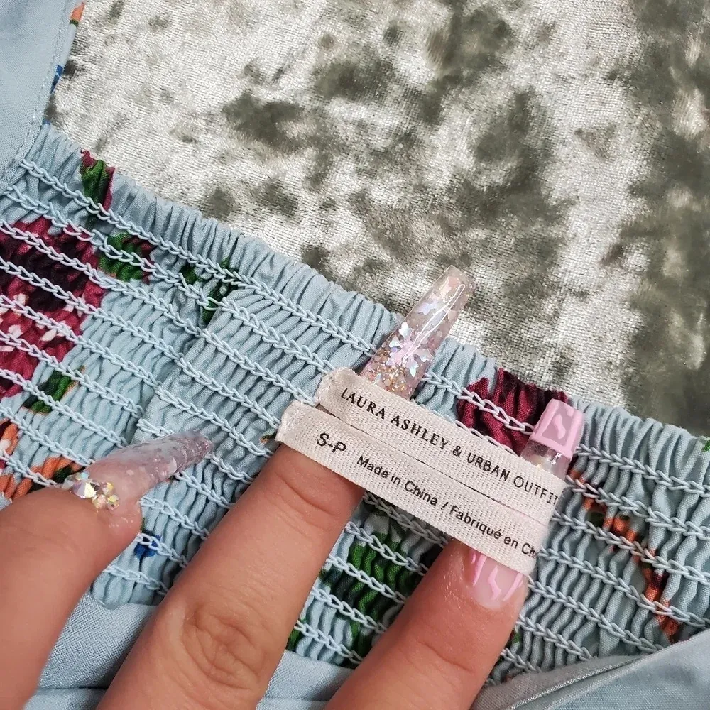 Laura Ashley × Urban Outfitters Penelope Toile Babydoll Dress - Image 4