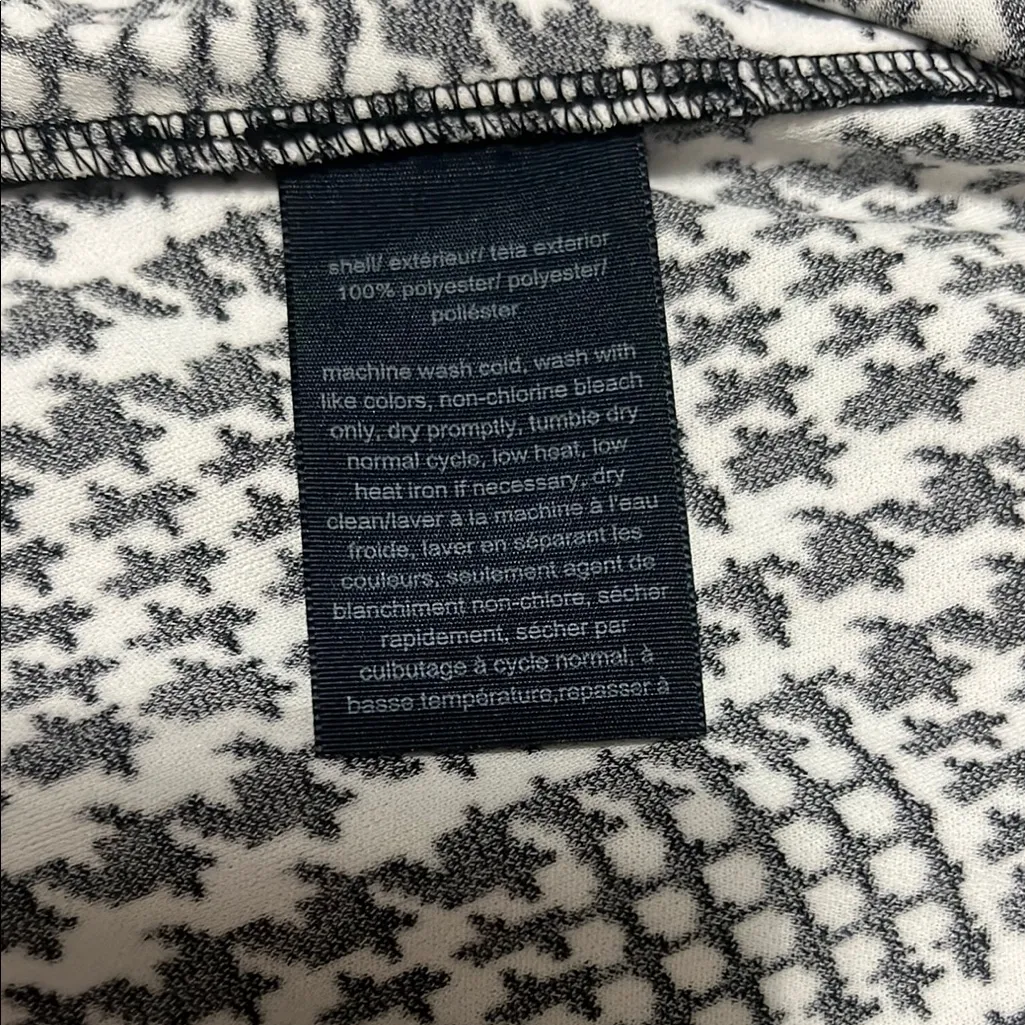 Tommy Hilfiger Black and White Midi Dress - Image 6