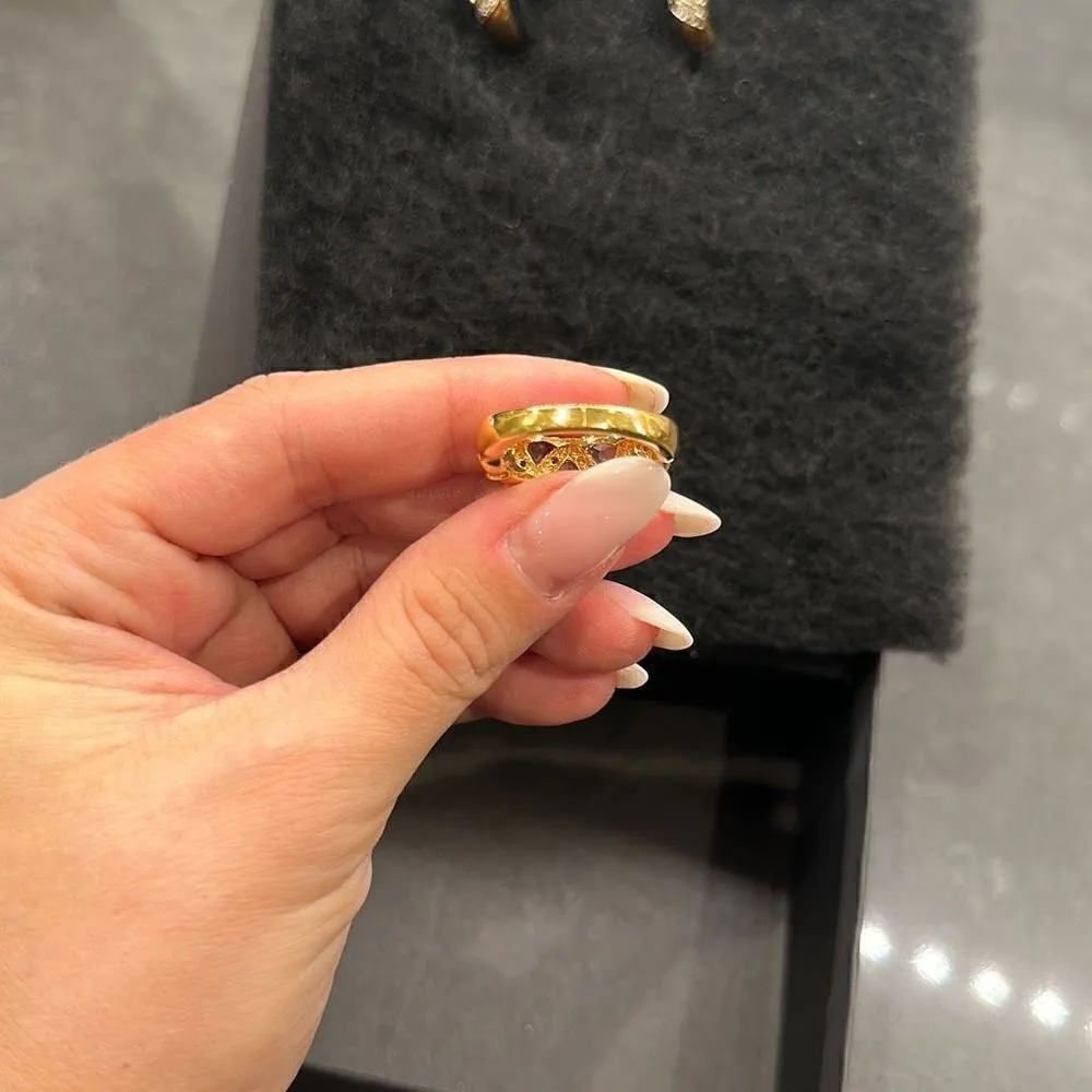 3 Piece Jewelry Set Gold - Image 6