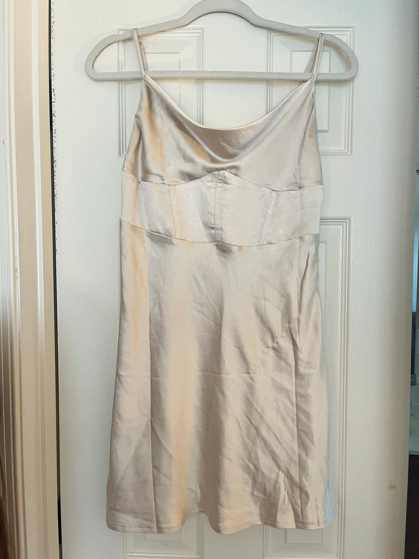 Gold Mini Dress - Image 7