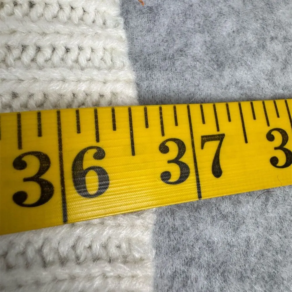 Pink Rose Women's Long Sleeve Geometric Cardigan Sweater Size L - Image 13