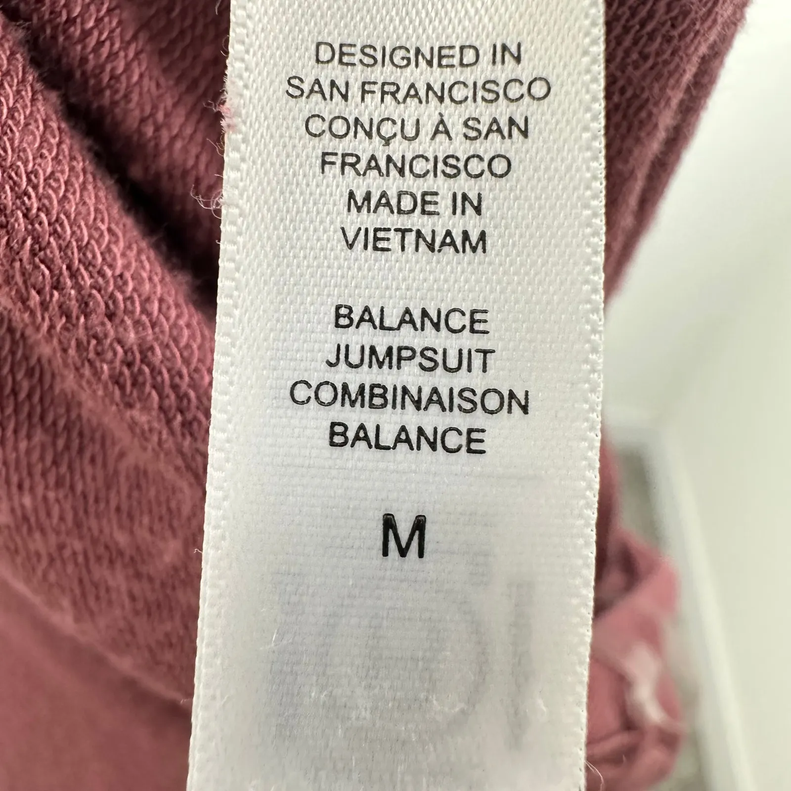 Athleta Balance‎ Jumpsuit Womens Medium Sleeveless Modal Blend Casual Loungewear - Image 4