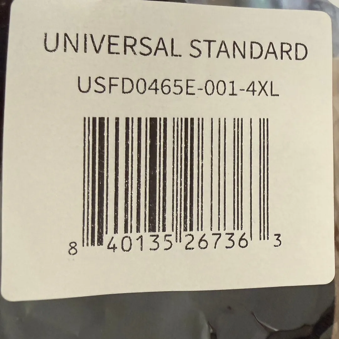 NWT Universal Standard Sz 7X Foundation Ribbed Tank Top Solid Black Plus - Image 7