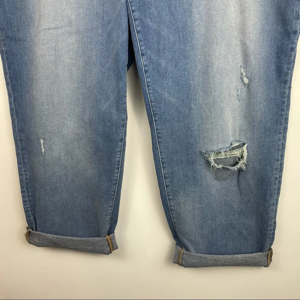 Lane Bryant High Rise Girlfriend Straight Jeans Flex Magic Waistband Stretch - Image 5