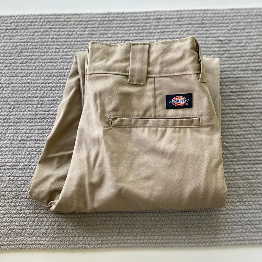 Dickies Flex Slim Straight Cargo Workwear Khaki Pants Size 31 x 32 - Image 3