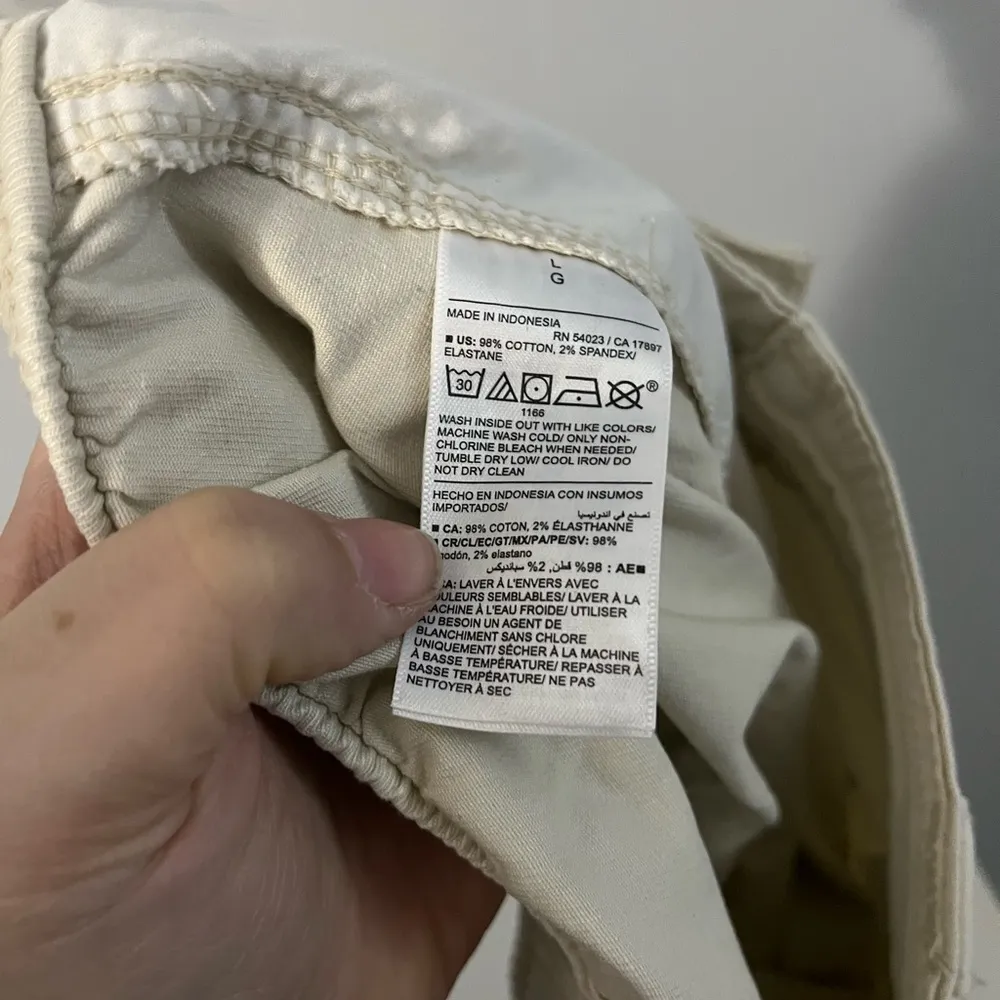 Old Navy Womens Cargo Pants tie ankle Size Large - Image 4