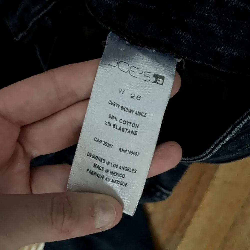 Joe's Jeans dark wash hi rise denim jeans pockets comfortable casual classic - Image 4