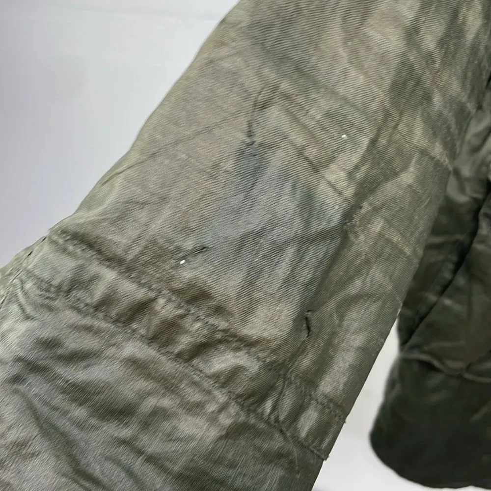 G-STAR RAW Women's Parka Jacket Hooded Black Cotton Pockets Zip size Small - Image 6