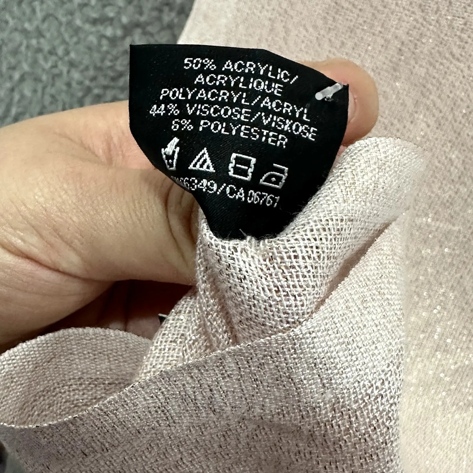 Lord & Taylor Shawl OS Pink Metallic Wrap Quiet Luxury Holiday Chic Glam NWT - Image 5