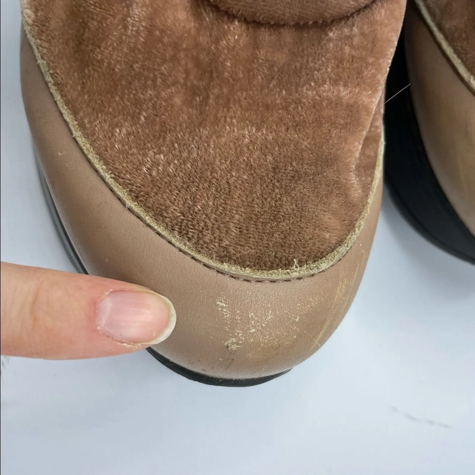 Free People Pink Velvet Platform Velcro Sneakers Womens 37 Funky - Image 4