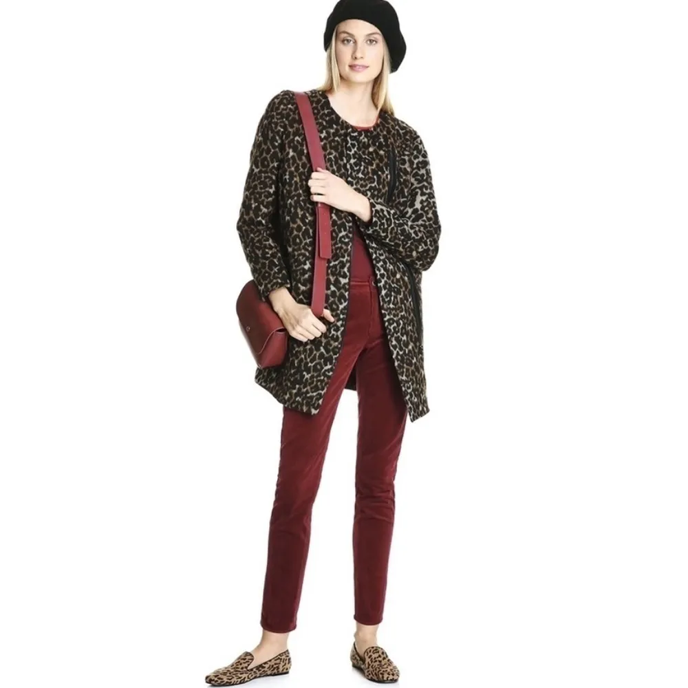 Joe Fresh Full Zip Winter Jacket in‎ Leopard Size Large - Image 10