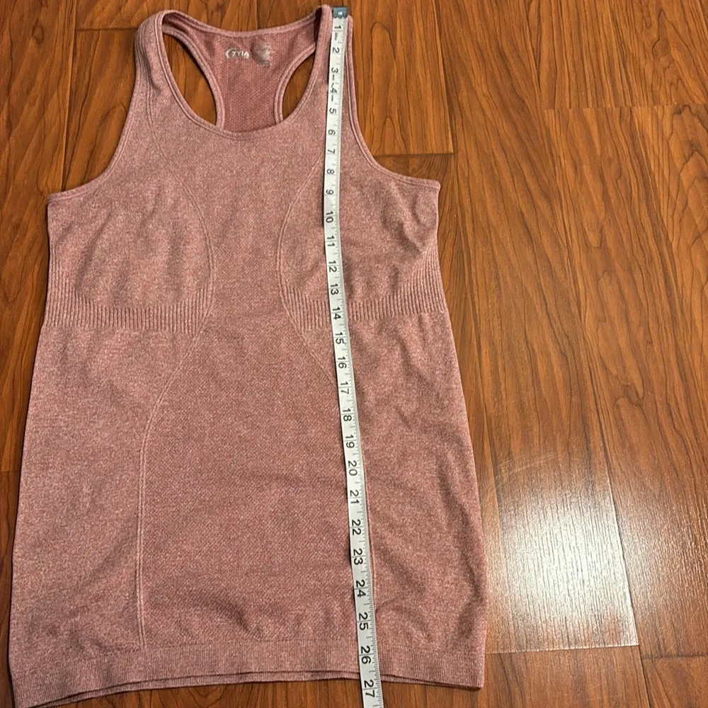 ZYIA Active Pink Racerback Tank Top - Image 3