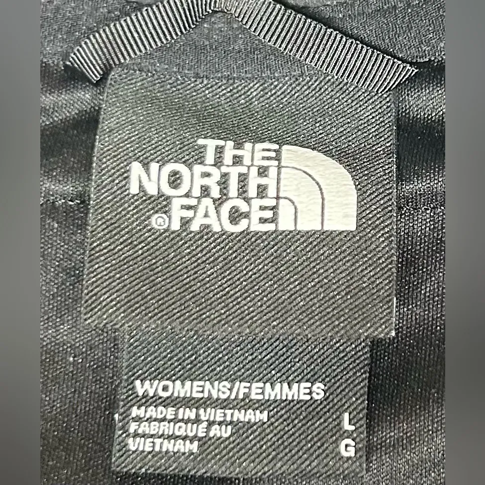 The North Face Women’s Size L Black Lightweight Puffer 1/2 Zip Pullover - Image 2