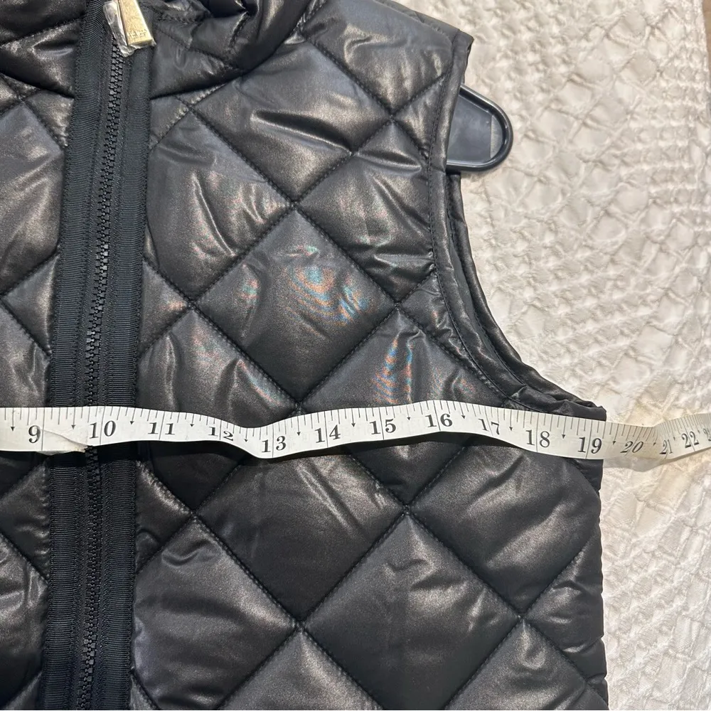 Kate Spade New York Black Quilted Vest Small NWT - Image 11