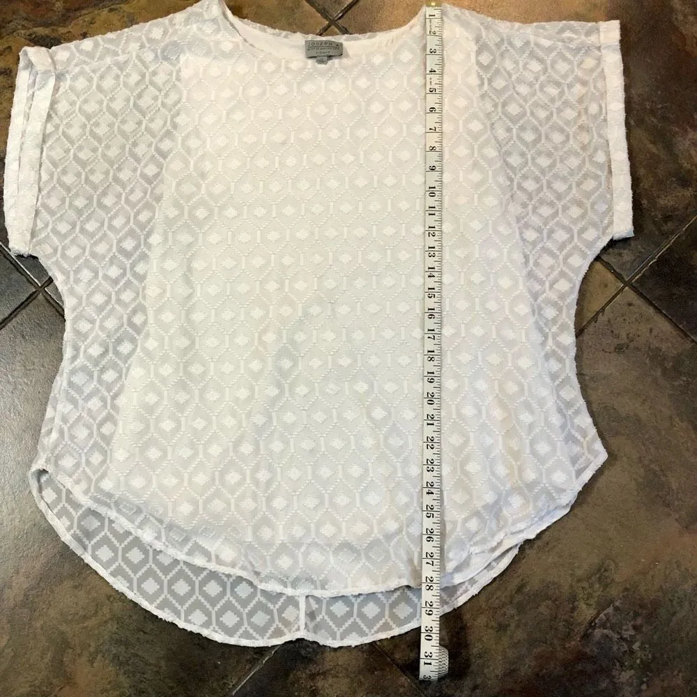 Joseph A. White Cuffed Short Sleeve Blouse Size 1X - Image 7