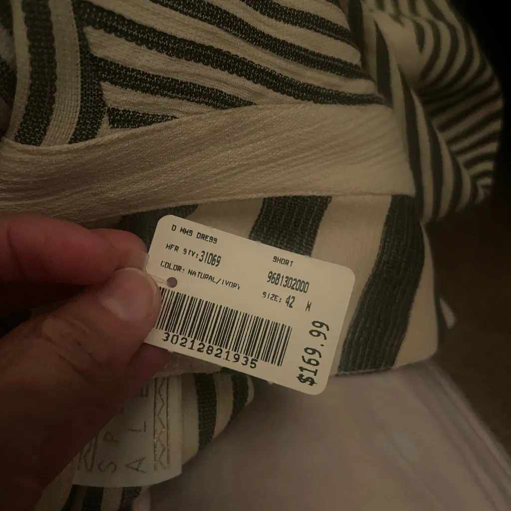 Spencer Alexis and he tags collar button down dress vintage made USA‎ sz 22 VTG - Image 4