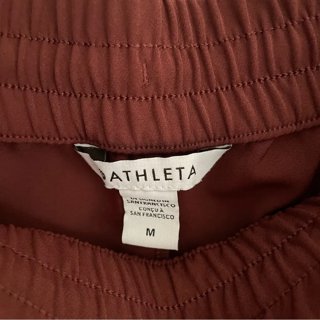 Athleta Endeavor High Rise Rust Wide-Leg Women's Pants Size Medium - Image 5