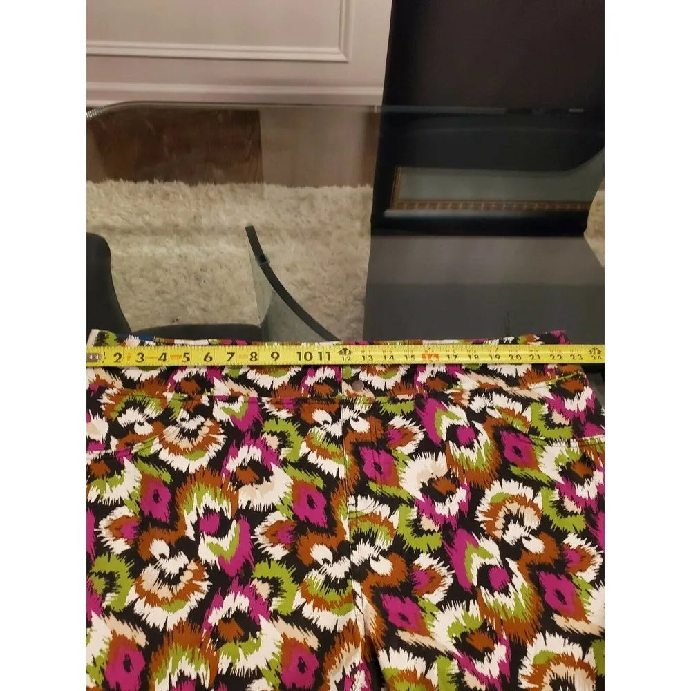 Terra & Sky Women Multicolor Cotton & Polyester Mid Rise Pull on Skinny Pant 3X - Image 11