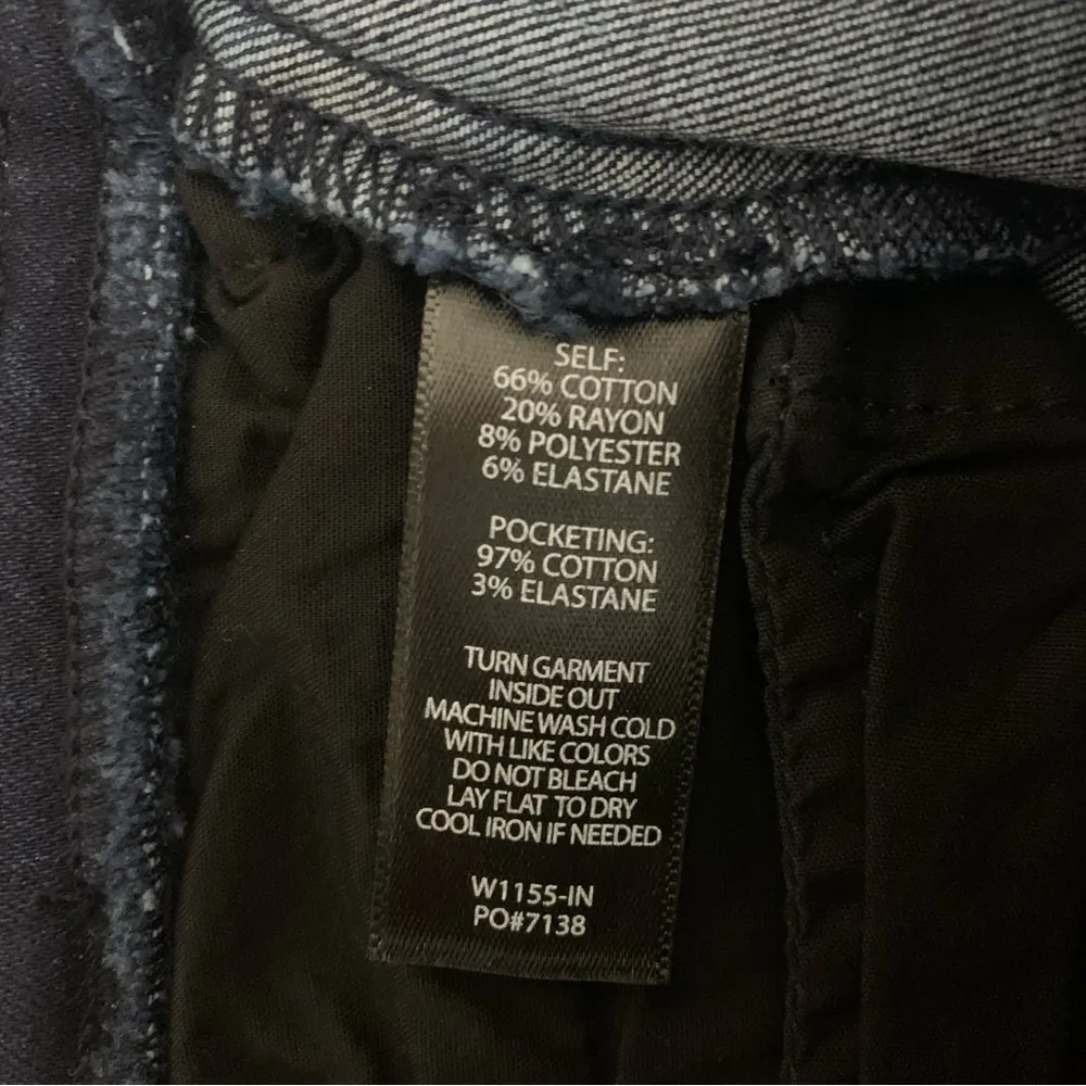 EUC  Yoga Blue Denim Pull On Skinny Jeans Size S Long - Image 10