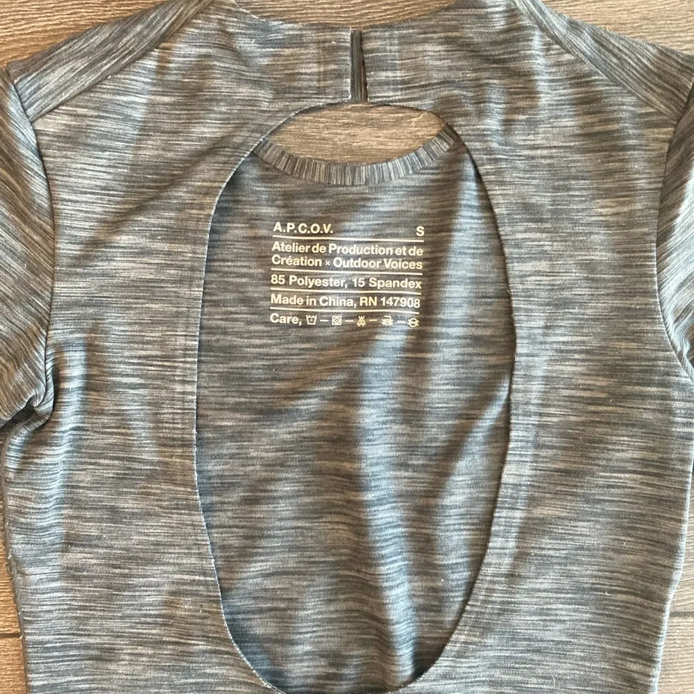 A.P.C. Gray Long Sleeve Bodysuit - Image 5