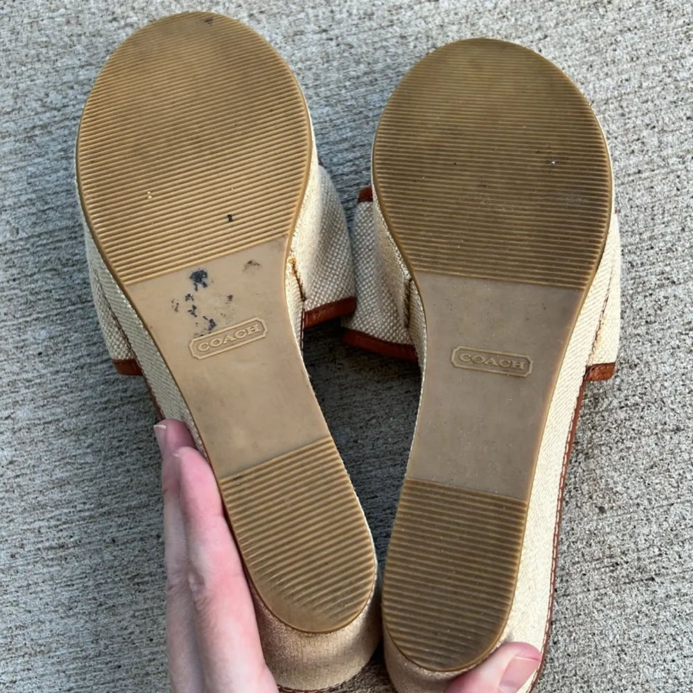 Coach  Jaci Open Toe Slide Wedges - Image 6