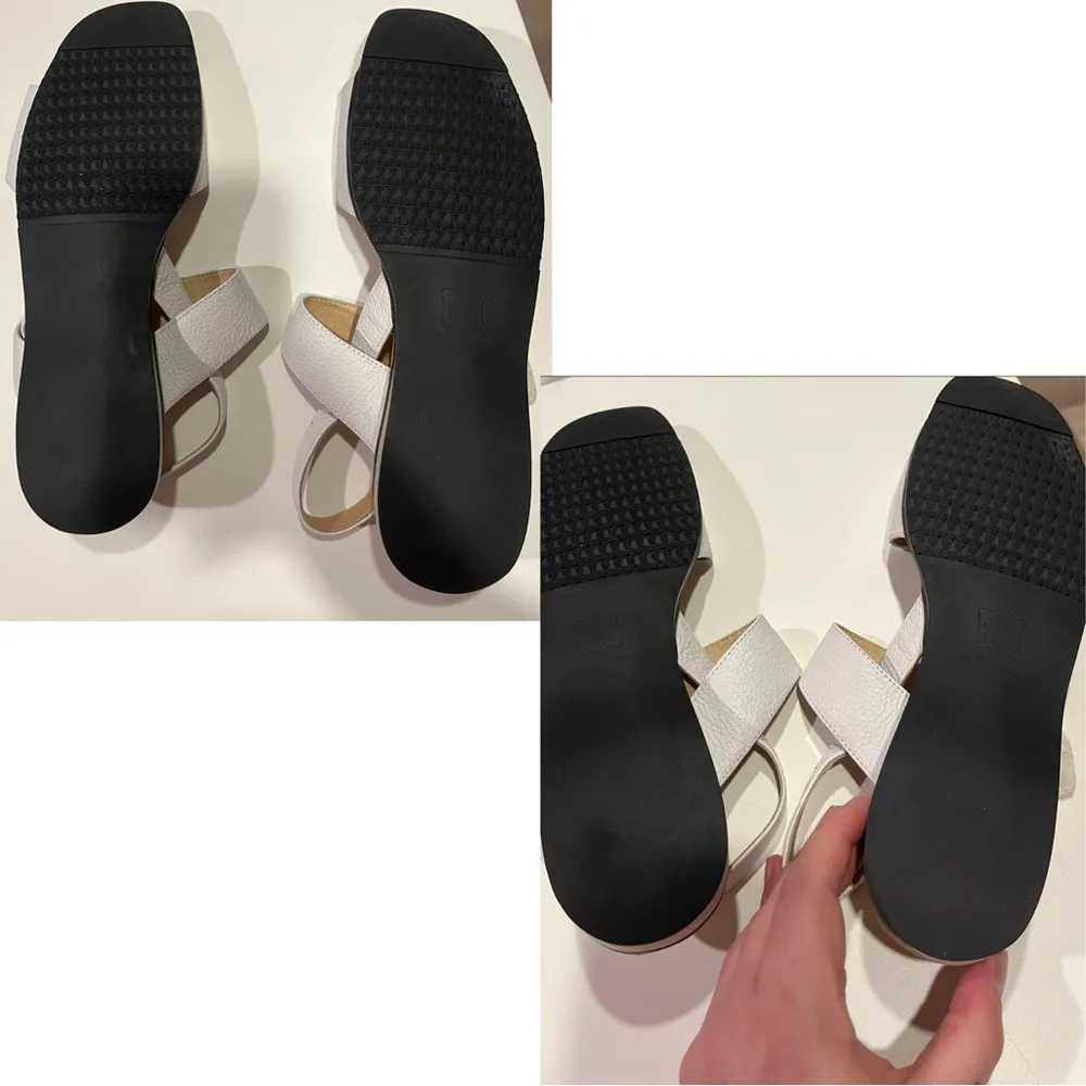 Ros Hommerson Womens Leather Vero Velcro Double Band Sling Sandal - Image 11