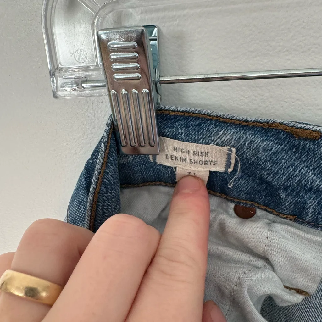 Madewell high-rise denim shorts - Image 2