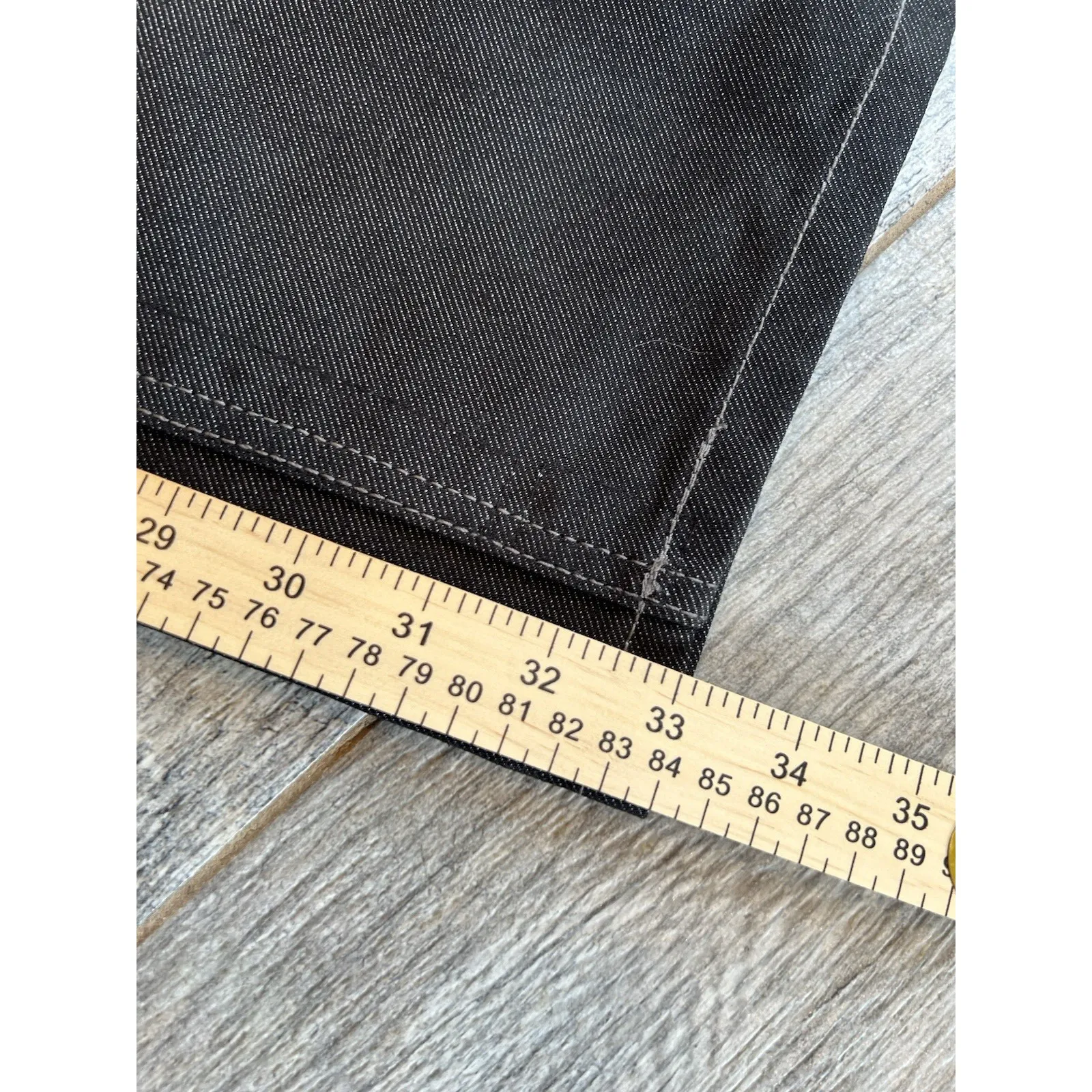 McDonalds Pants Womens Size‎ 8 Black Employee Uniform MC276 Black NWOT Jeans - Image 7