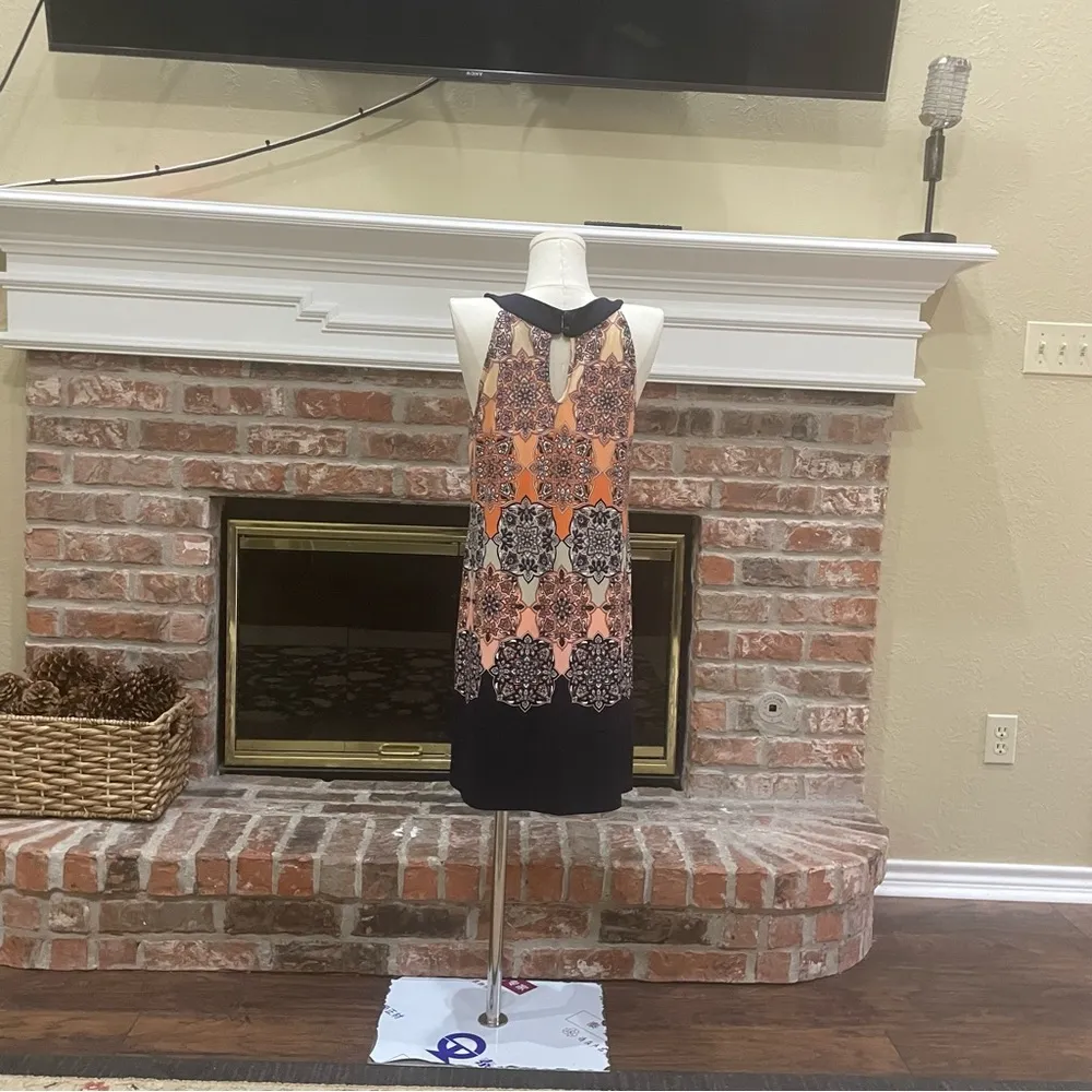 EnFocus Petites orange and black floral midi dress / 4P / Excellent condition - Image 8