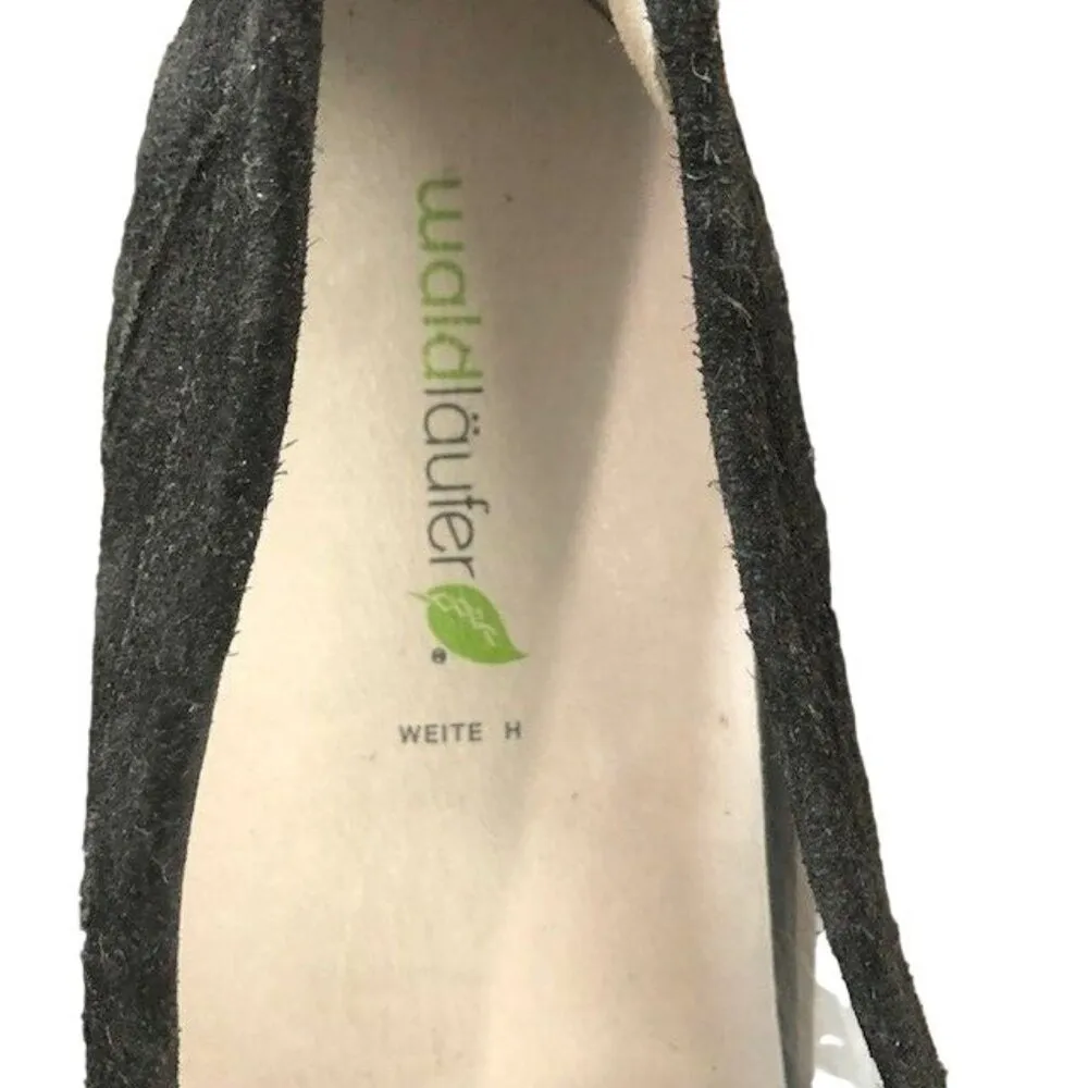 Black Suede Waldlaufer Helgi Loafers 7.5 - Image 4