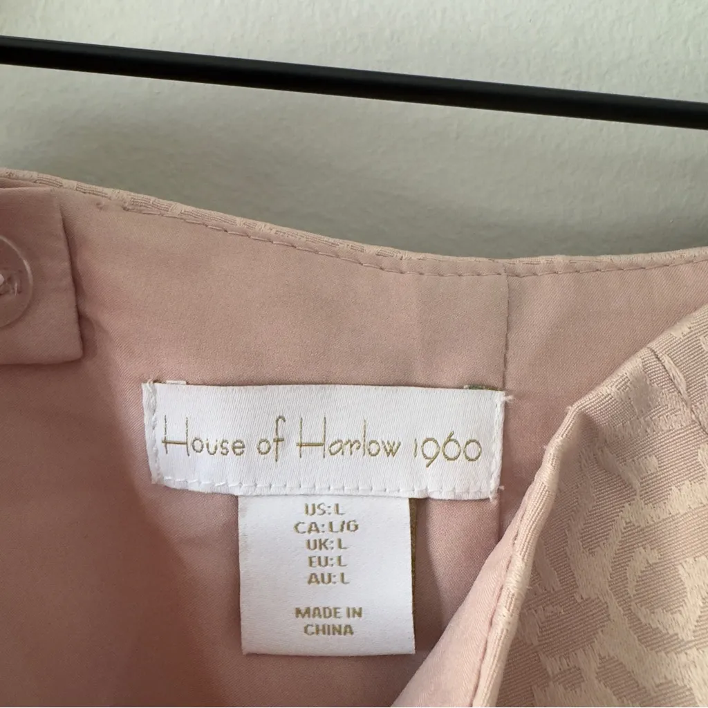 House of Harlow 1960 Revolve Blush Pencil Skirt abstract animal print mini slit - Image 9