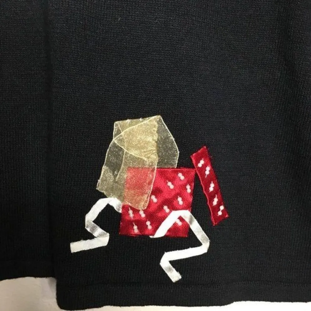 VTG Cambridge Dry Goods Handmade Christmas Presents Button up Cardigan Women's S - Image 10