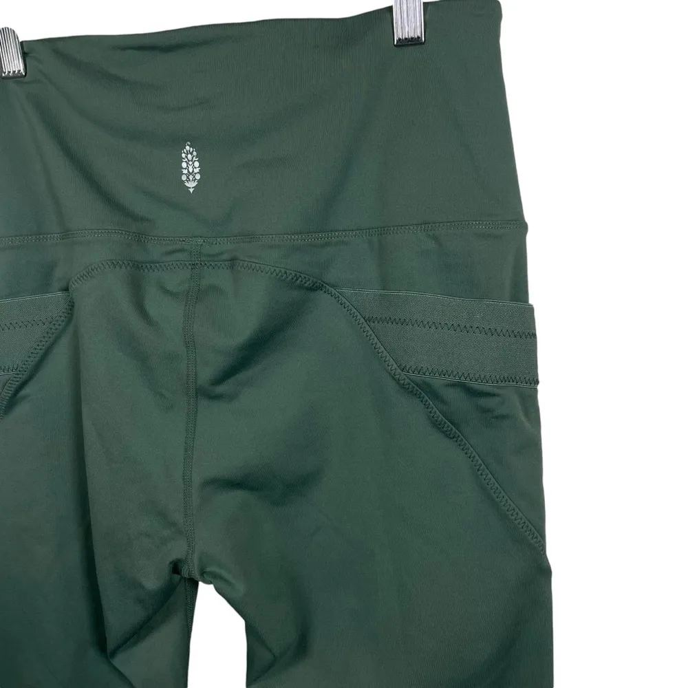 NWOT Free People Movement End Game Leggings in Green Size L Size L - Image 9