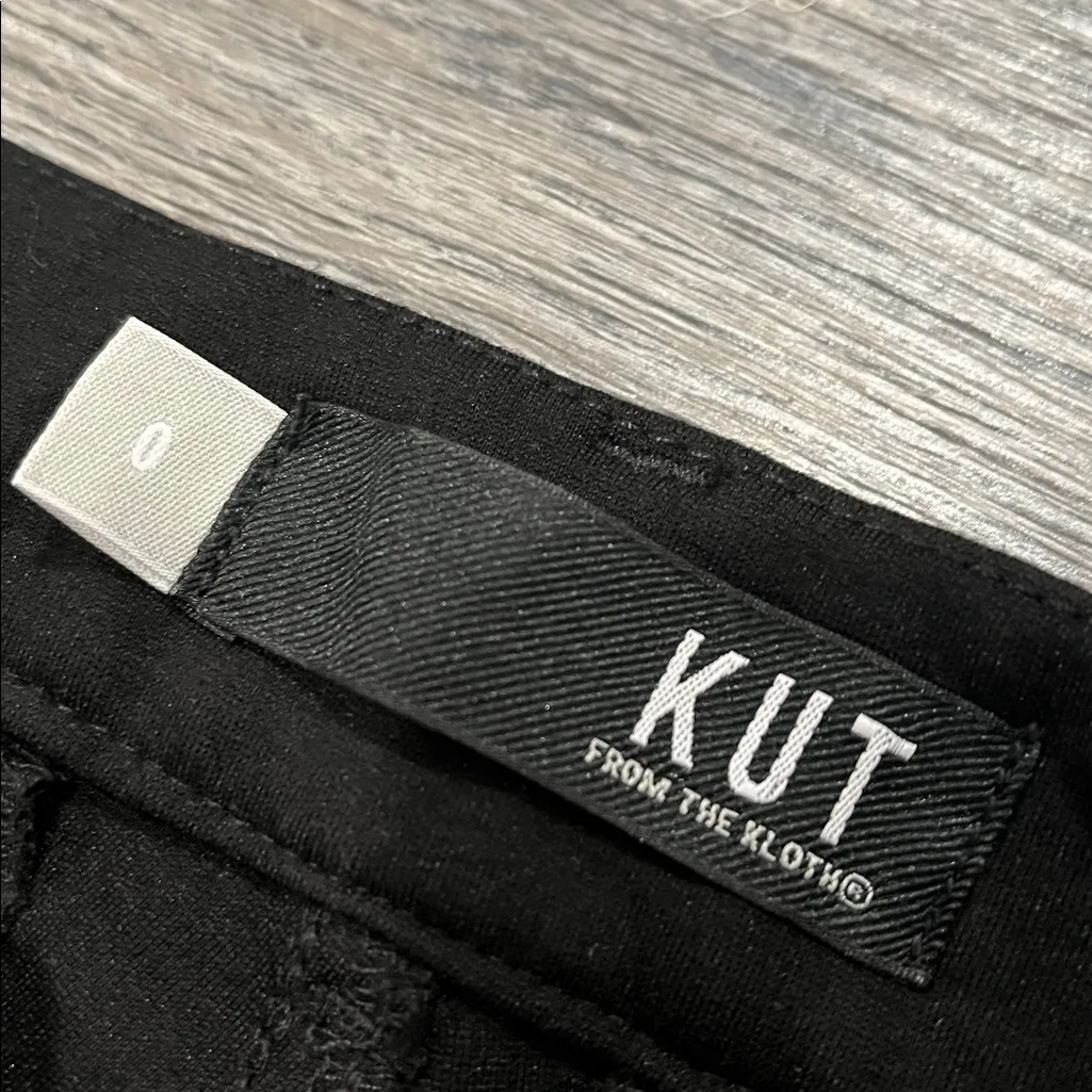 Kut from the Kloth “Mia” Ankle Skinny Dress Pants – Black | Size 0 | NWOT - Image 6