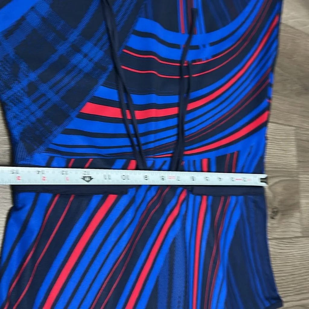 Callaway Truesculpt Ski Lines Pocket  Sleeveless Golf Active‎ Dress Blue Small - Image 12